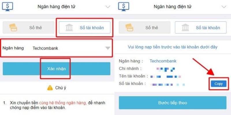 Chuyển khoản ngân hàng điện tử siêu nhanh